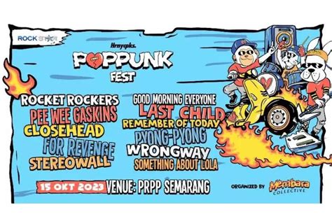 Poppunk Fest 2023 Siap Menggebrak Semarang Dengan Festival Musik Punk