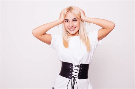 Blonde Surprise Jolie Jeune Femme Photo Gratuite