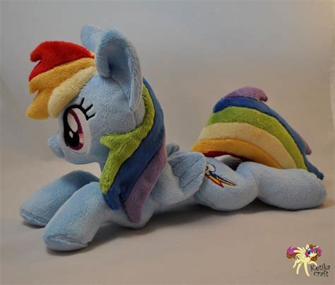 Lying Rainbow Dash Rainbow Dash Dinosaur Stuffed Animal Dash