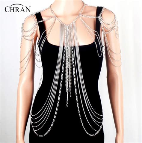 Chran New Halter Lingerie Sexy Showgirl Shoulder Necklace Exotic Bra