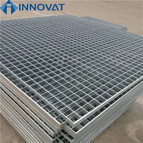 Steel Grating Metal Serrated Drainage Covers Welded Wire Grating Frp