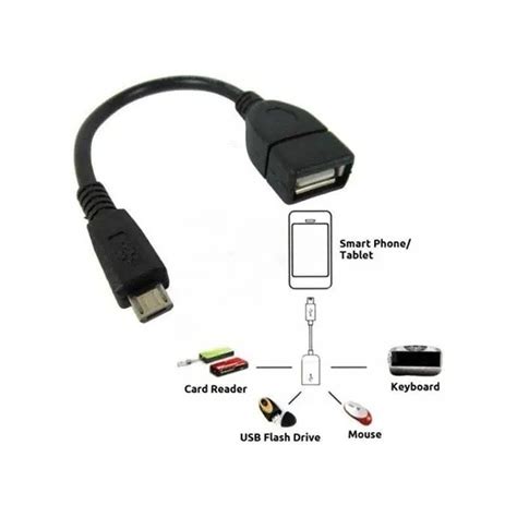 Cabo Otg Micro Usb Para Usb Normal Para Celular Shopee Brasil