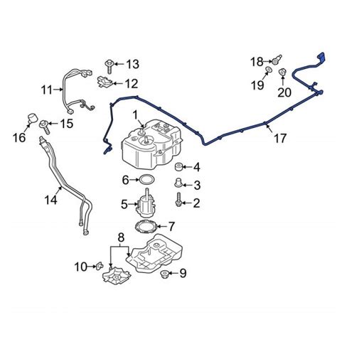 Ford OE JL3Z5J249D Evaporative Emissions System Lines