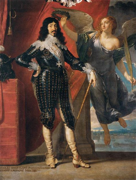 Louis Xiii Crowned By Victory Siege Of La Rochelle 1628 By