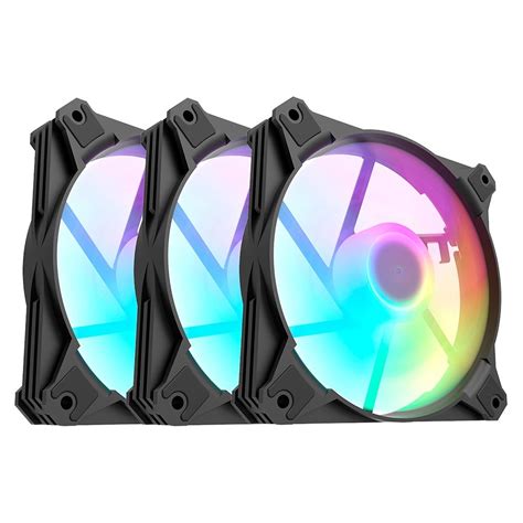 Cooler Fan Rise Mode Laser 3 Unidades 120mm Argb Preto Desconto