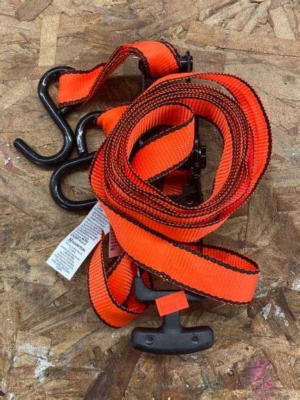 Keeper 1 In X 12 Ft 500 Lbs Keeper HI VIZ Ratchet Tie Down Strap