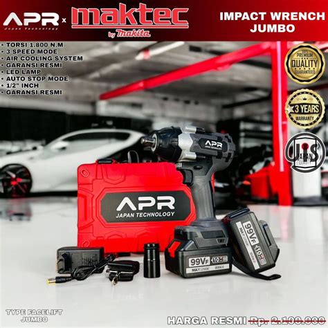 Jual Apr Impact Wrench Jumbo Facelift V Mesin Pembuka Baut Ban Roda