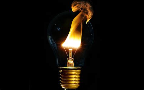 Fire a light bulbs Wallpapers HD / Desktop and Mobile Backgrounds