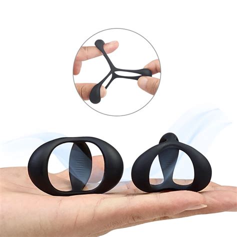 Stretchy Silicone Male Penis Enhancer Prolong Delay Sex Cock Ring For