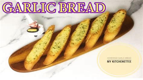 Homemade Garlic Bread Quick And Easy Youtube