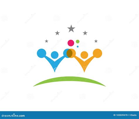 Community Care Logo Template Stock Illustration Illustration Of Help