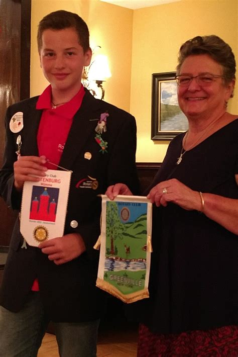 Rotary Club Of Greenville Welcomes New Exchange Student Leadership