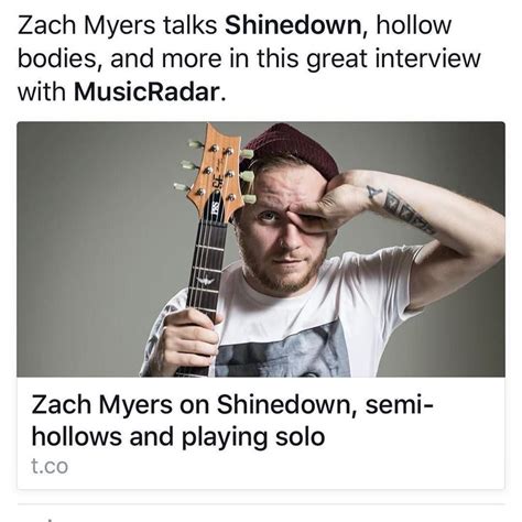 Zach Myers Nation On Instagram Zmyersofficial Talks Shinedown