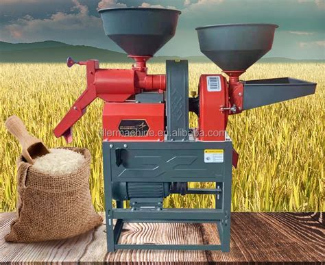 High Purity Millet Combine Mutif Unctional Rice Milling Machine With Crusher Fine Rice Miller