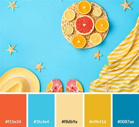 15 Summer Color Palettes With Hex Codes Vandelay Design Summer