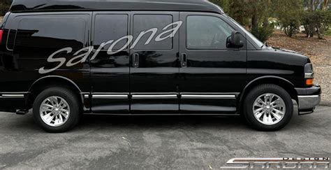 Custom GMC Savana Van All Styles Side Skirts 2003 2022 1890 00