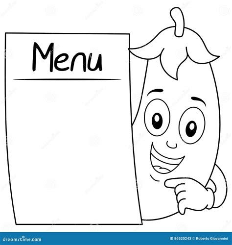 Kids Coloring Menu Coloring Pages