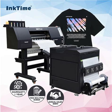 Inktime Double Head XP600 Digital 60 Cm DTG Dtf Printer T Shirt