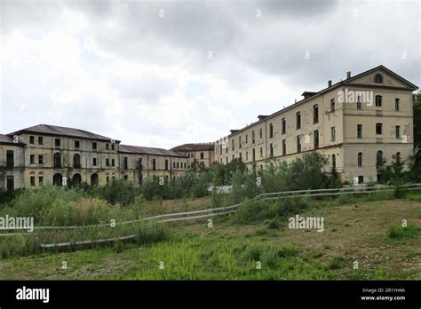 Historic Palaces Of Caserma Montelungo In The Bergamo City Old