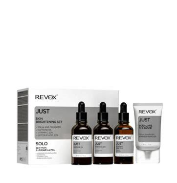 Pack Rutina Diaria Para Iluminar La Piel BRIGHTENING SET De REVOX B77