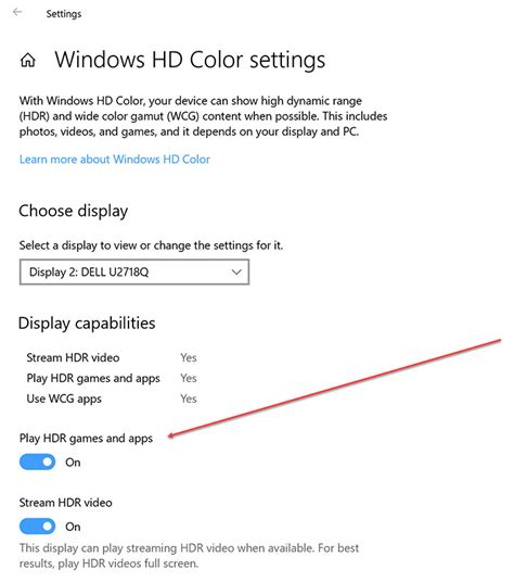 Windows Turn On Hdr Doctorlke