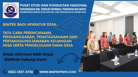 Bimtek Tata Cara Perencanaan Penganggaran Penatauhsahaan Dan