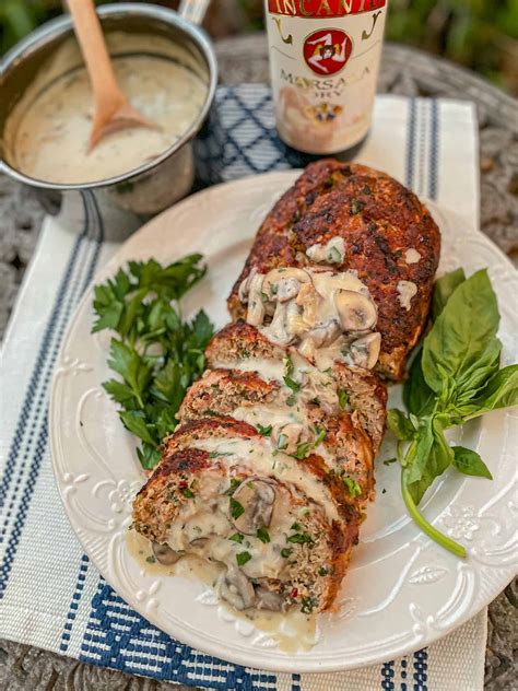 Turkey Meatloaf Marsala Beach Girl Grills