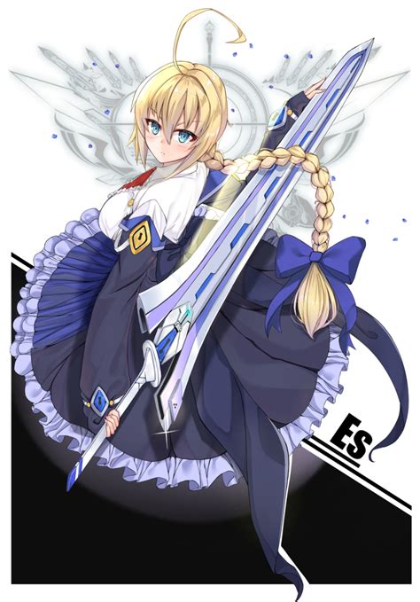 Safebooru 1girl Ahoge Blazblue Blazblue Cross Tag Battle Blonde Hair