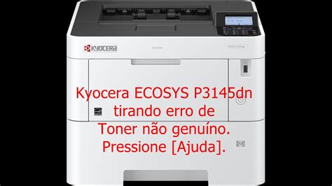 Kyocera Ecosys P Dn Tirando Erro Toner N O Genu No Dica R Pida