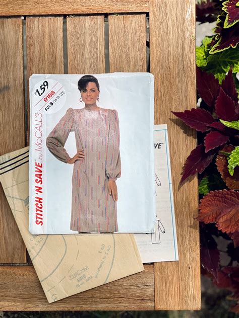 Stitch N Save Mccall S 9188 Pattern For A Straight Etsy