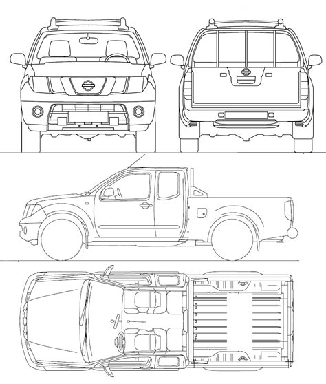 Nissan Frontier Drawings