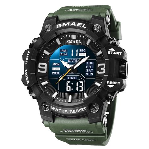 Ceas De Mana Barbatesc Smael Sport Casual Stil Army Militar Quartz