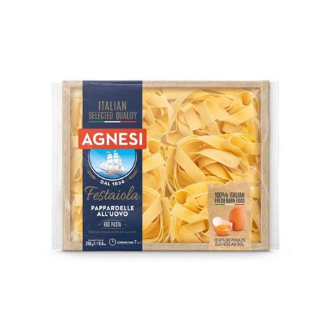 AGNESI FESTAIOLA Włoski makaron jajeczny Festaiola Pappardelle 250g