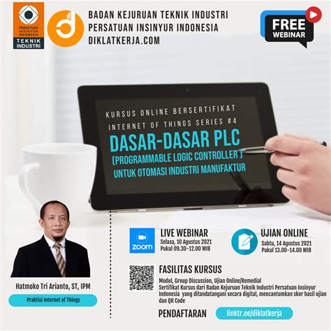 Webinar Internet Of Things Series Badan Kejuruan Teknik Industri