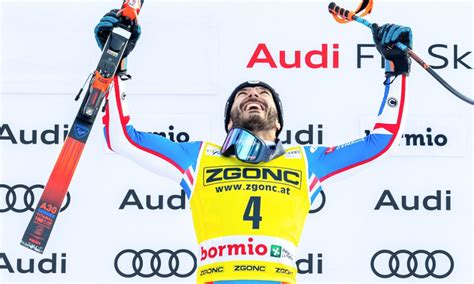 Descente De Bormio Fabuleux Cyprien Sarrazin Victorieux Sur La Stelvio