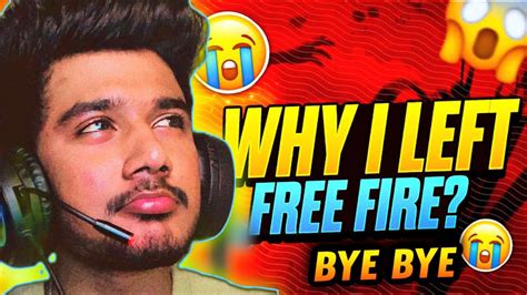 😥 Why I Left Freefire 😡 Bye Bye 😭 Teddy Gamer Youtube