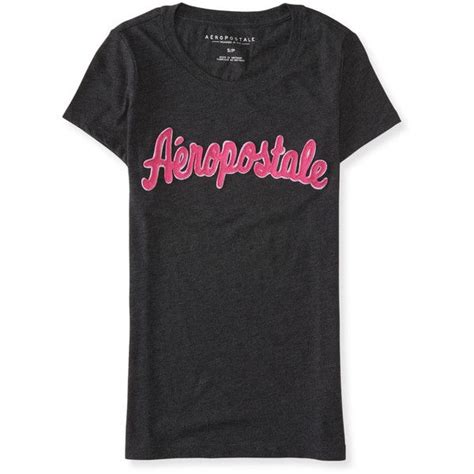 Aeropostale Aéropostale Logo Graphic T 12 liked on Polyvore