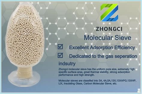 Zhongci Low Silica Adsorbents Molecular Sieve For Gas Purification In