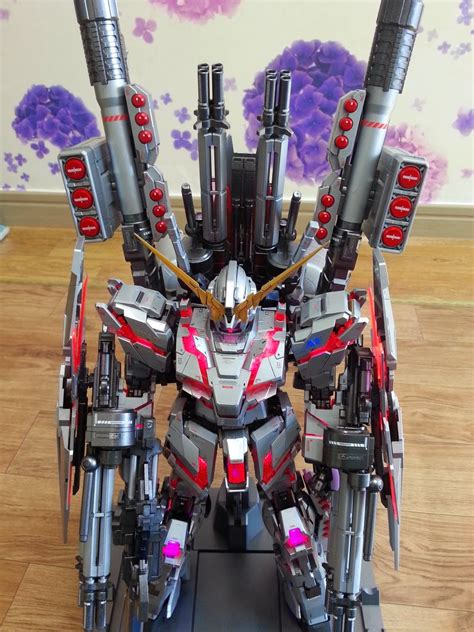 GUNDAM GUY PG 1 60 RX 0 Unicorn Gundam Full Armor Part Set LED Set