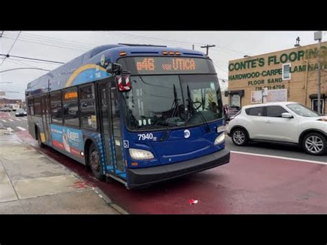 Mta New York City Bus New Flyer Xcelsior Xd On The B