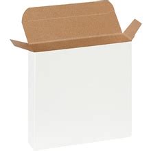 6 X 1 1 2 X 6 White Reverse Tuck Folding Cartons East Coast Packaging