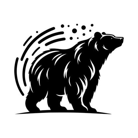 Various Bear Silhouette Black Bears Animal Logo Symbol Design Wild