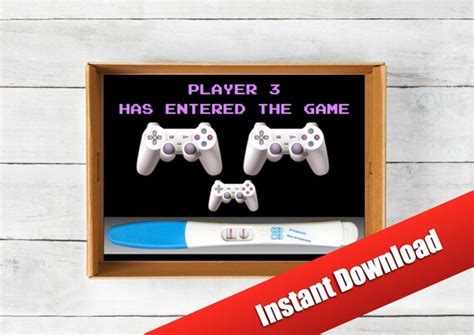 Baby Reveal For Gamers And Video Game Lovers To Announce Baby Digital