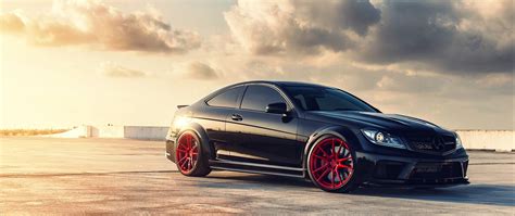 Black Mercedes Benz Sedan Ultra Wide Car Mercedes Benz Hd Wallpaper