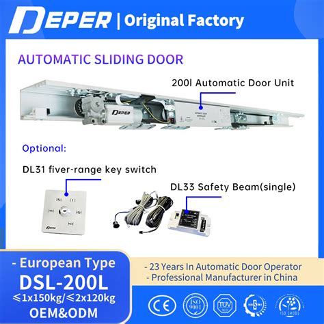 European Design 200L 150kg Outdoor Electric Glass Door Opener Automatic