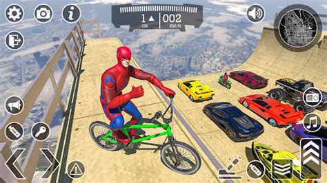 Superhero Car Mega Ramp Racing для Android Скачать