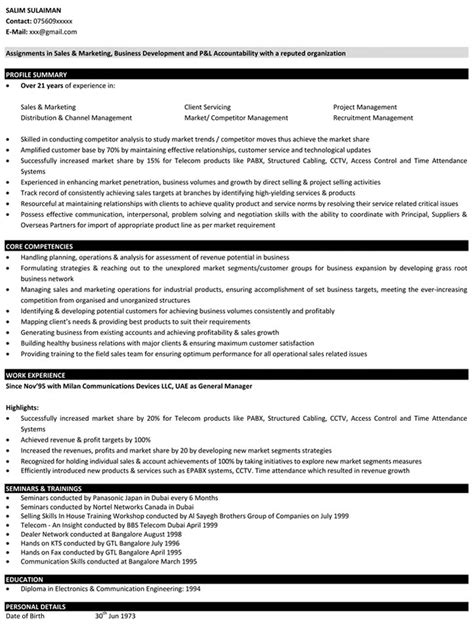 Business Development Resume Samples Sample Resume For Business Development Naukri Fastforward