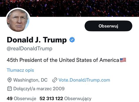 Partia Korwin On Twitter Donald Trump Zosta Odblokowany Na Twitterze