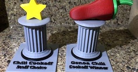 Chili Cook-Off Trophies by KnotHead | Download free STL model ...