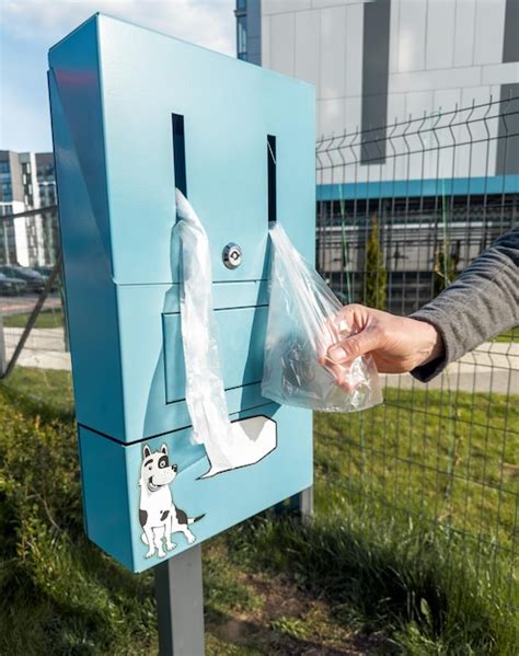 Dispensador De Bolsas Para Perros En La Calle Paquete De Toma Manual